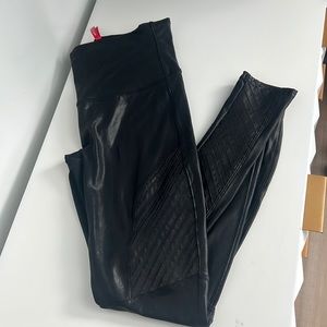 Spanx Faux Leather Moto legging